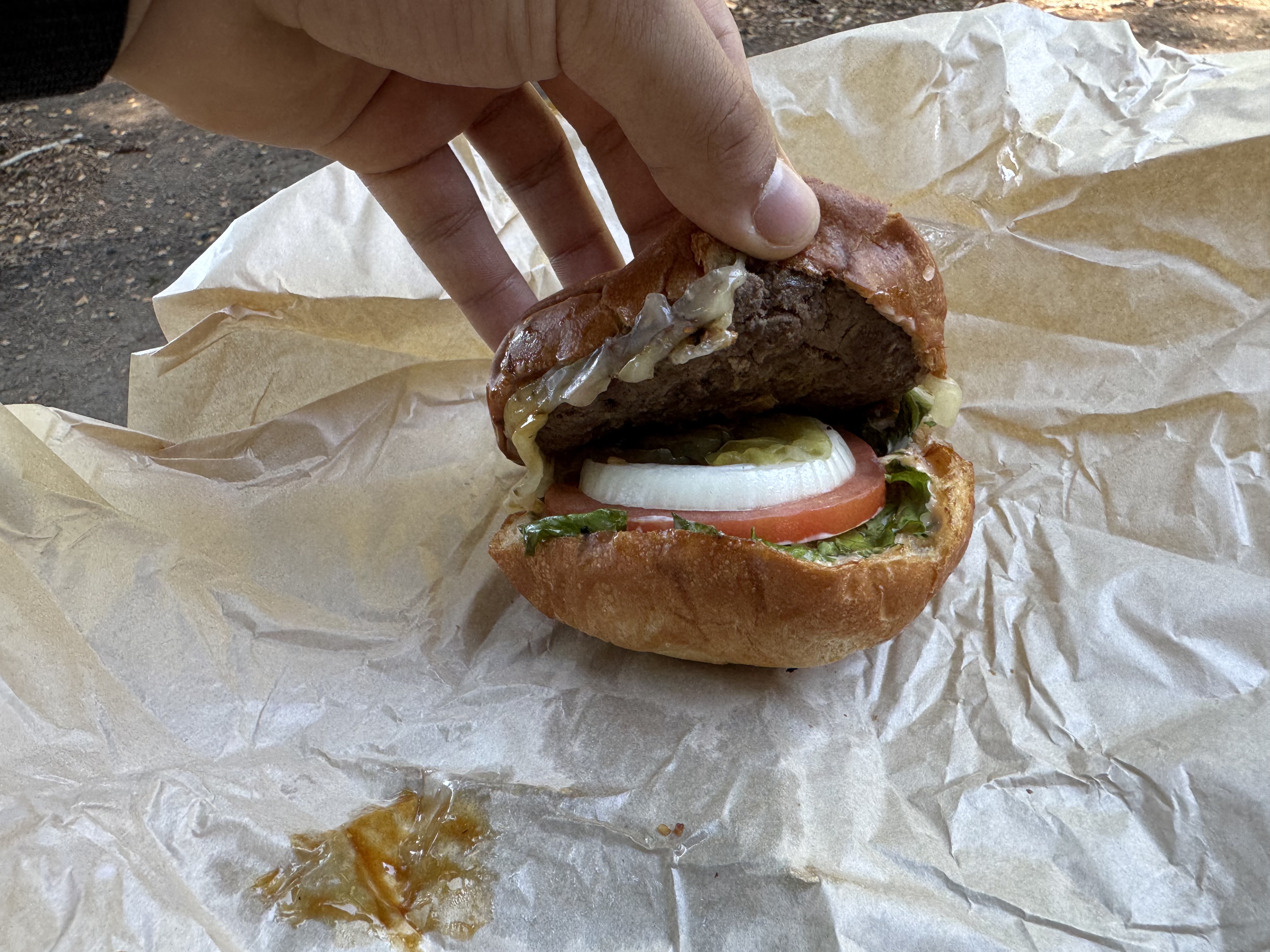 rain city burger hawaiian burger